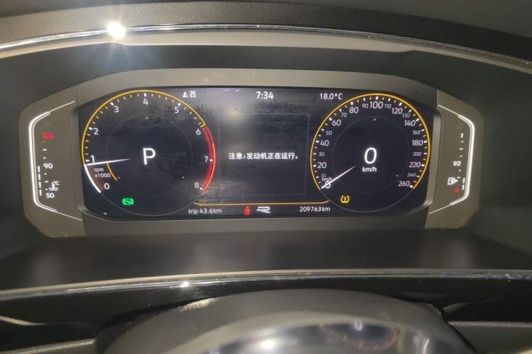 Used Volkswagen Tiguan L 2021 330TSI Automatic Two-Wheel Drive R-Line Enhanced Edition Instrument Cluster