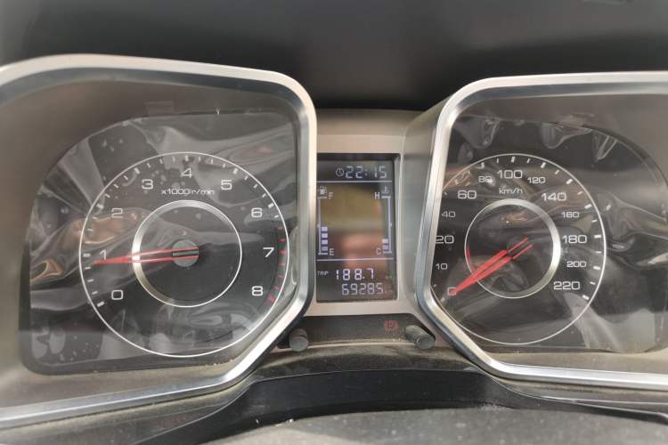 Used Zotye Domy X5 2017 Value Edition 1.6L Manual Fashion Model Instrument Cluster