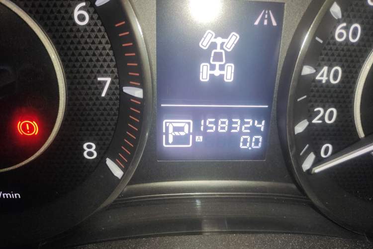 Used Nissan Patrol  Odometer Close Up