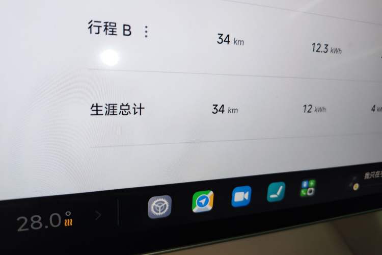 Used Xiaomi Auto YU7 2025 Ultra-Long Range All-Wheel Drive Pro Version Odometer Close Up