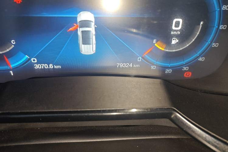 Used GAC Trumpchi GS8 2019 390T Two-Wheel Drive Luxury Smart Connectivity Version (7 Seats) Odometer Close Up