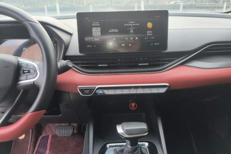 Used Geely Auto Emgrand S 2021 1.4T CVT Prestige Edition Audio And AC Panel