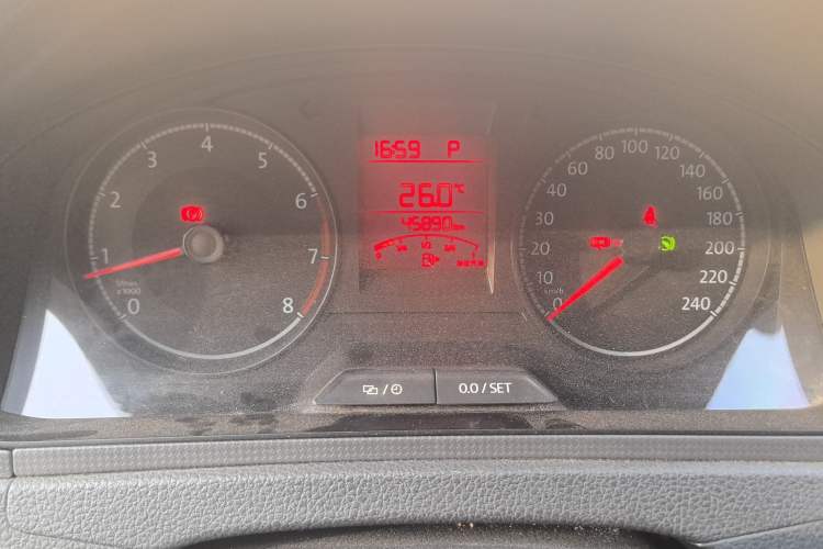 Used Volkswagen Santana 2021 1.5L Automatic Fashion Edition Odometer Close Up