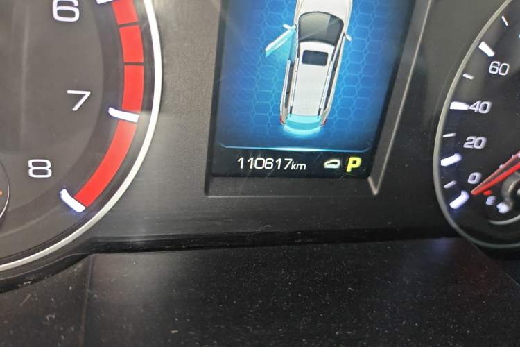 Used Haval H6 2018 Blue Label Sport Edition 1.5T Automatic Two-Wheel Drive Elite Model Odometer Close Up