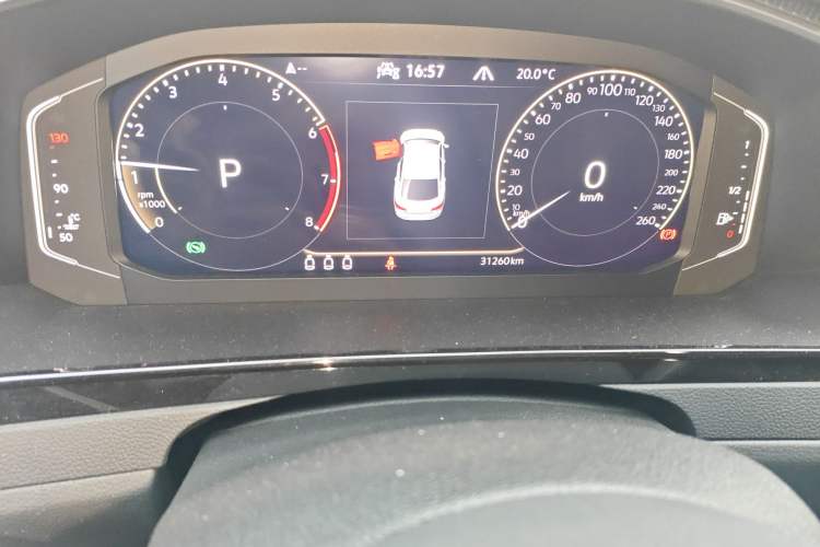 Used Volkswagen FAW-Volkswagen CC 2021 380TSI Striking Edition Odometer Close Up