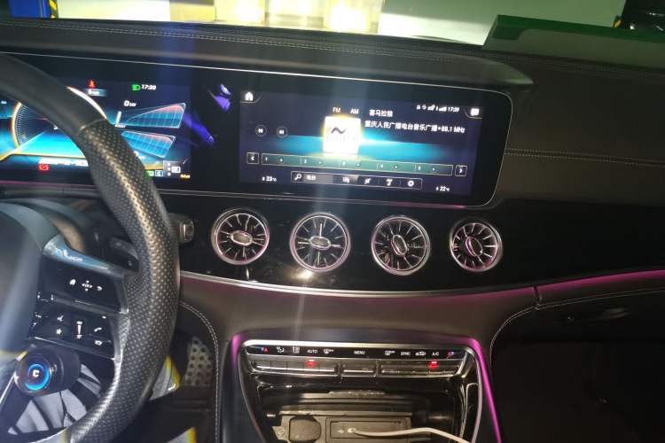 Used Mercedes-Benz AMG GT 2022 AMG GT 50 Four-Door Coupe Audio And AC Panel