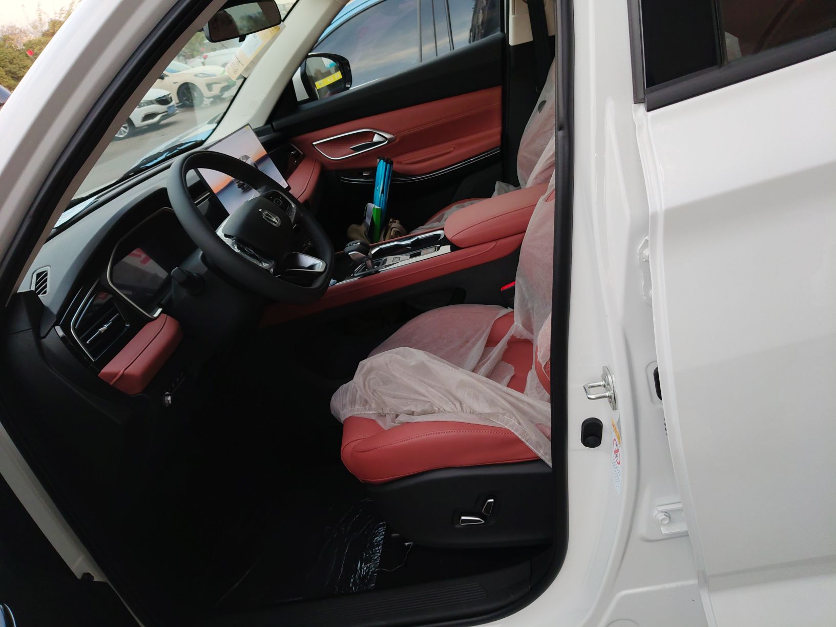 Переднее сиденье в автомобиле