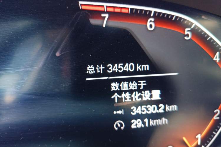 Used BMW X3 2022 Facelift xDrive30i Luxury Edition M Night Edition Package Odometer Close Up