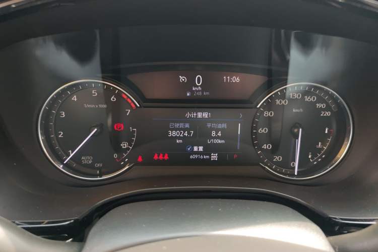 Used Cadillac XT5 2021 2.0T Four-Wheel Drive Luxury Version Instrument Cluster