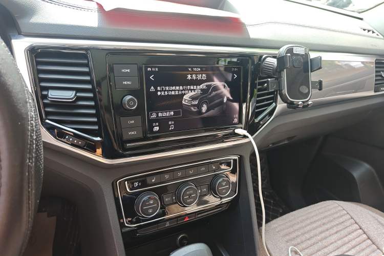 Used Volkswagen Teramont 2019 380TSI Four-Wheel Drive Luxury Version China V Standard Audio And AC Panel