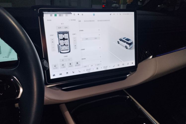 Used Zeekr 009 2022 Revised WE Version Audio And AC Panel