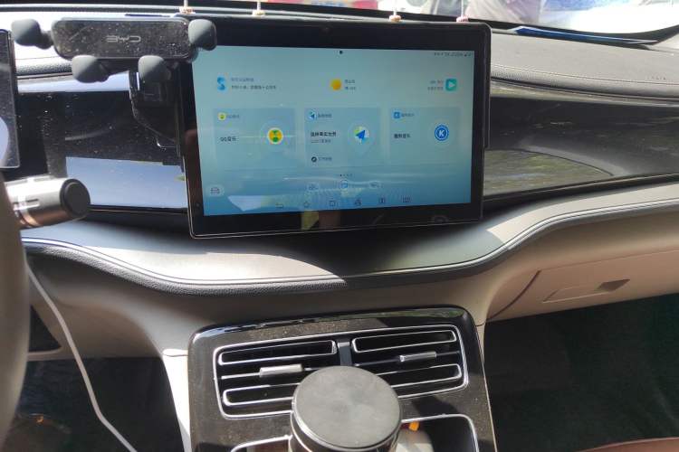 Used BYD Qin PLUS 2023 Champion Edition EV 510KM Leading Model Audio And AC Panel