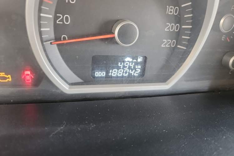 Used Kia Sportage 2013 2.0L Manual Two-Wheel Drive GLS Odometer Close Up