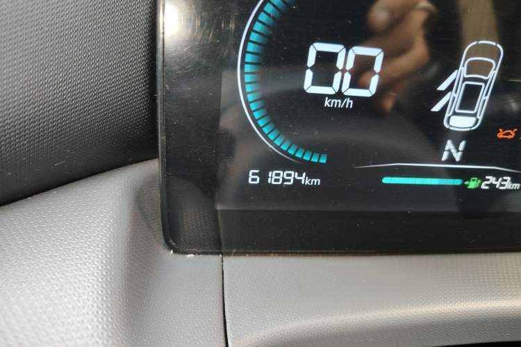 Used Leapmotor T03 2021 400 Lite Edition - Lithium-Ion Battery Odometer Close Up