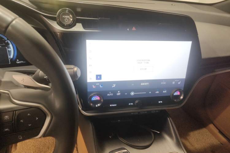 Used Lexus RZ 2023 450e All-Wheel-Drive Long-Range Version Audio And AC Panel