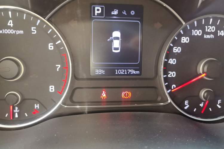 Used Kia K3 2016 1.6L Automatic GL Odometer Close Up