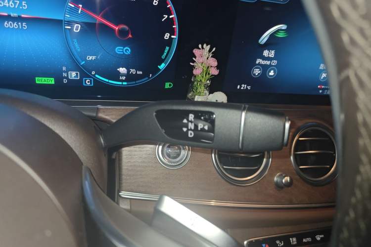 Used Mercedes-Benz E-Class New Energy 2022 Second Facelift E 350 e L Plug-in Hybrid Sedan Gear Lever