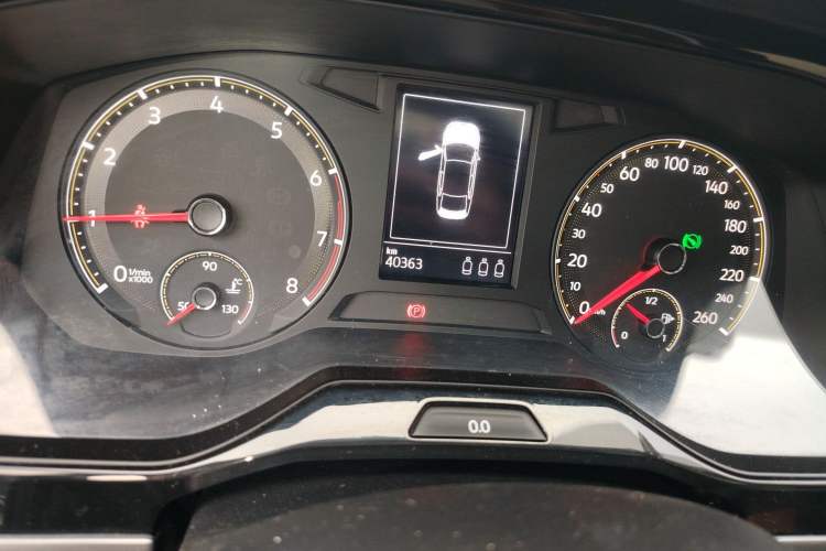 Used Volkswagen Bora 2021 1.5L Automatic Elite Smart Connect Edition Odometer Close Up