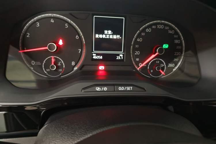 Used Jetta VS7 2020 1.4T Automatic "Thirty and Standing Firm" Edition Odometer Close Up