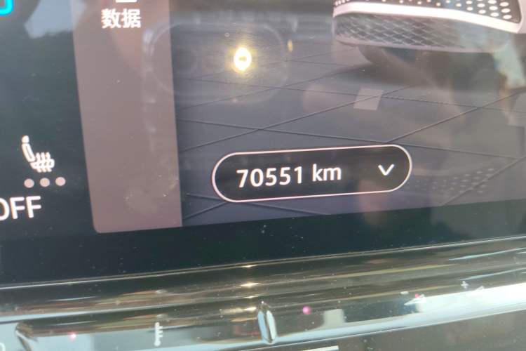 Used Volkswagen ID.6 X 2021 1st Edition ID. First Impression Edition Odometer Close Up