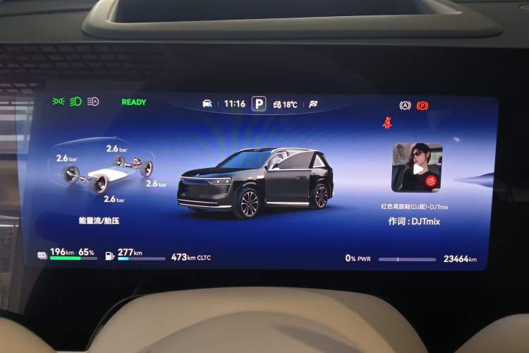 Used Hima AITO M8 2025 Extended-Range Max+ Version 53.4 kWh 5-Seater Edition Instrument Cluster