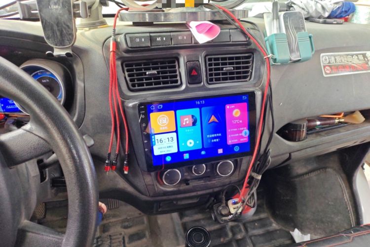 Used CHANGAN KAICHENG Ruixing M80 2021 1.6L Comfort Version 2-Seater Single-Steaming Air-Conditioned China VI Standard Flat Roof with Lift-Up Rear Door DAM16KR Audio And AC Panel