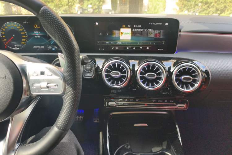 Used Mercedes-Benz A AMG 2020 AMG A 35 4MATIC Audio And AC Panel