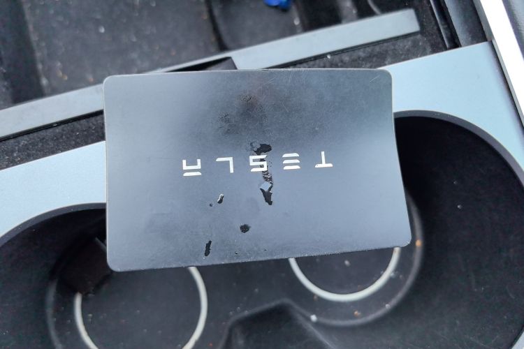 Used Tesla Model Y 2021 Standard Range Rear-Wheel Drive Version Vehicle Key