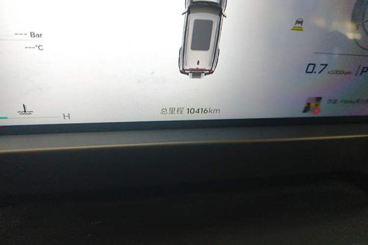 Used JETOUR Traveler 2023 2.0T All-Wheel Drive CrossPRO+ Odometer Close Up