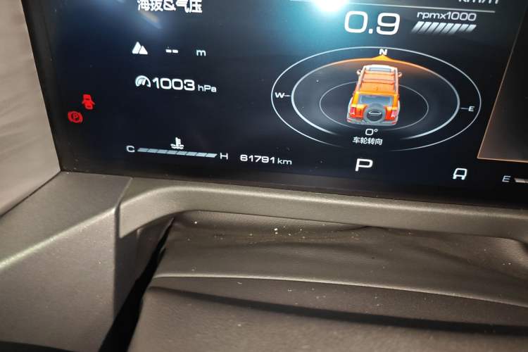 Used Tank 300 2023 2.0T Iron Rider 02 Odometer Close Up