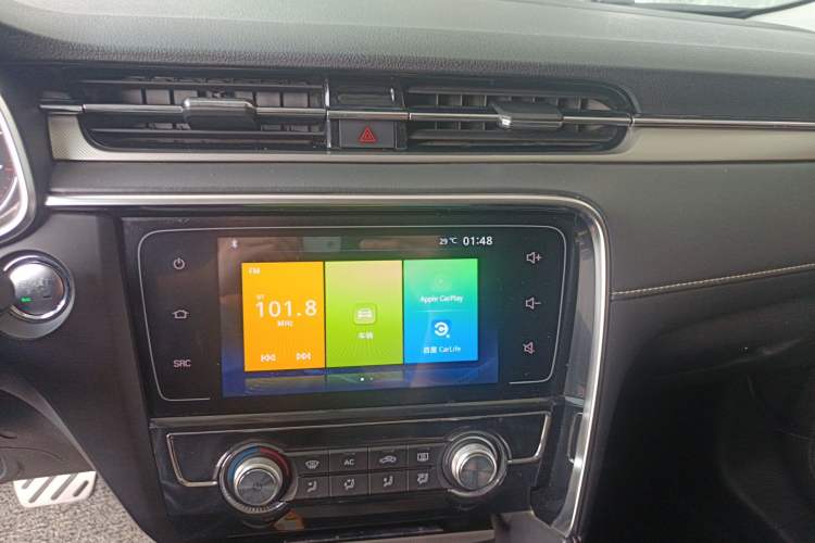 Used MG 6 2017 20T Automatic Luxury Smart Connect Version China V Standard Audio And AC Panel