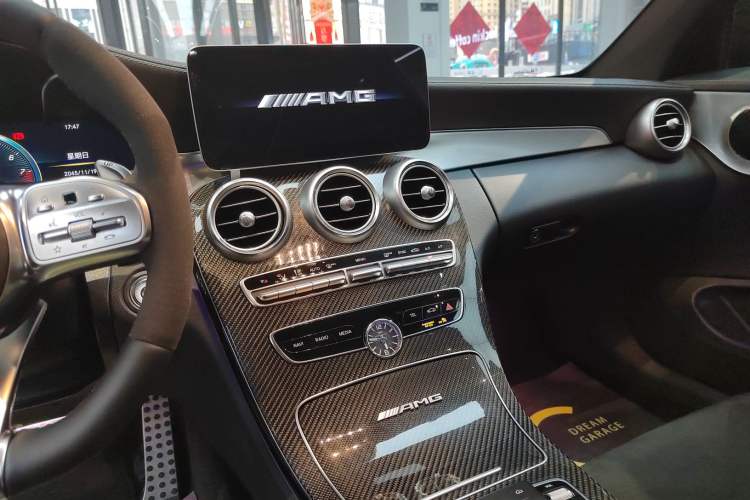 Used Mercedes-Benz C-Class AMG 2019 AMG C 63 Coupe Audio And AC Panel