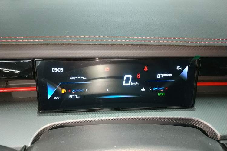 Used JETOUR Dashing 2026 Model—Youth Edition, 1.5T 6DCT Elite Edition Instrument Cluster