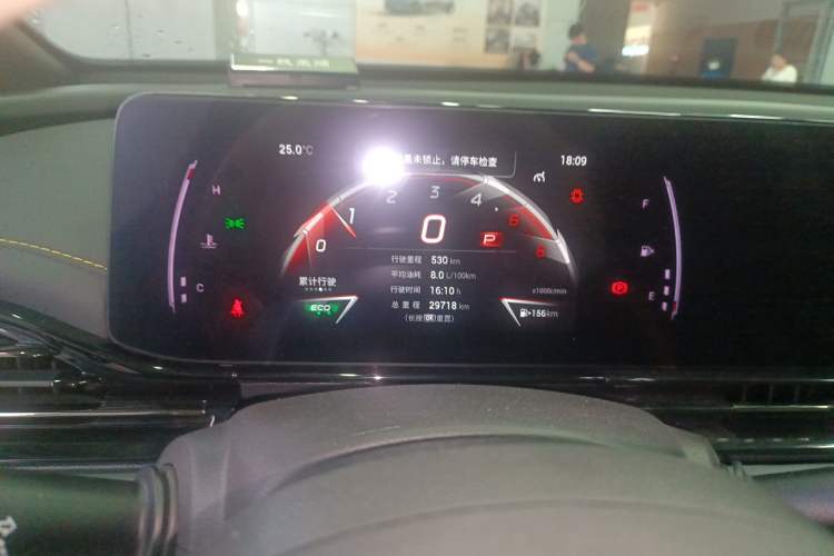 Used GAC Trumpchi EMPOW 2023 270T DCT J15 Version Odometer Close Up