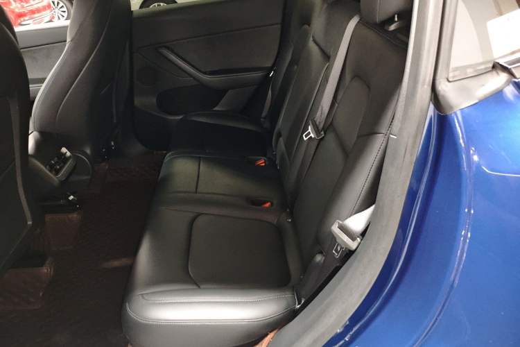 Used Tesla Model Y 2021 Long-Range All-Wheel-Drive Version Left Rear Seat