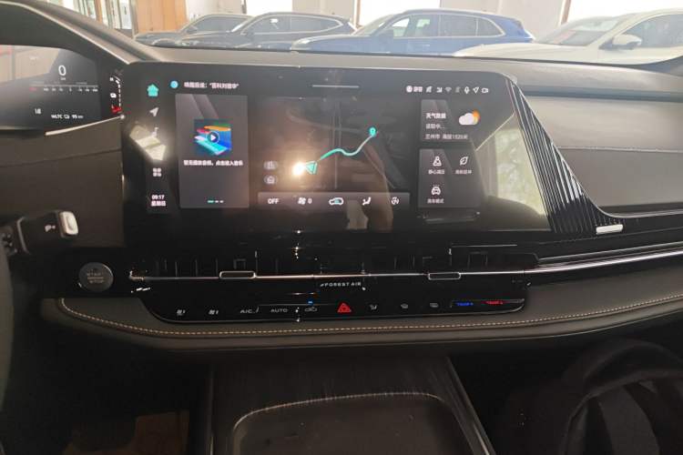 Used CHANGAN CS55PLUS PHEV 2025 Smart New Blue Whale 125km Battleship Edition Audio And AC Panel