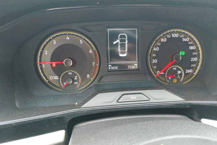 Used Volkswagen Lavida 2019 280TSI DSG Comfort Edition China VI standard Odometer Close Up