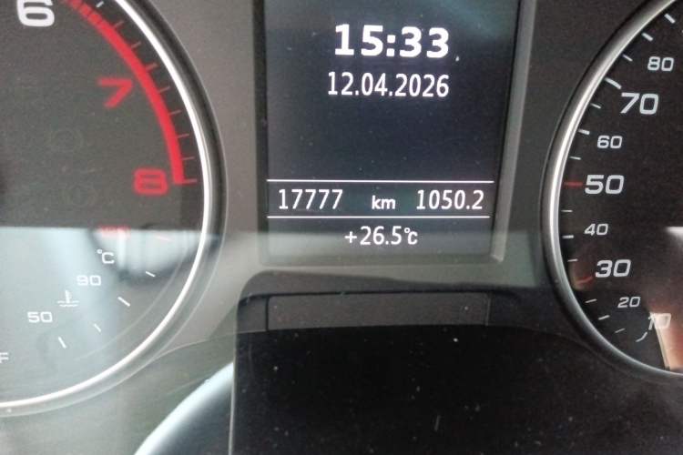 Used Audi Q2L 2022 35 TFSI Fashionable and Elegant Model Odometer Close Up