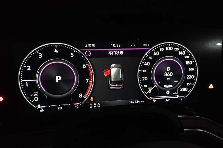 Used Volkswagen Touareg 2019 2.0TSI Ruiyi Edition China VI Standard Instrument Cluster