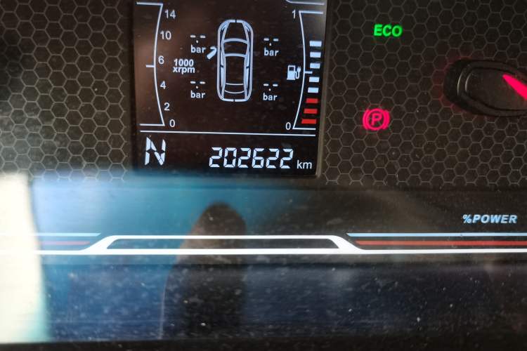 Used Chery New Energy Tiggo 3xe 2018 400 Comfort Edition Odometer Close Up