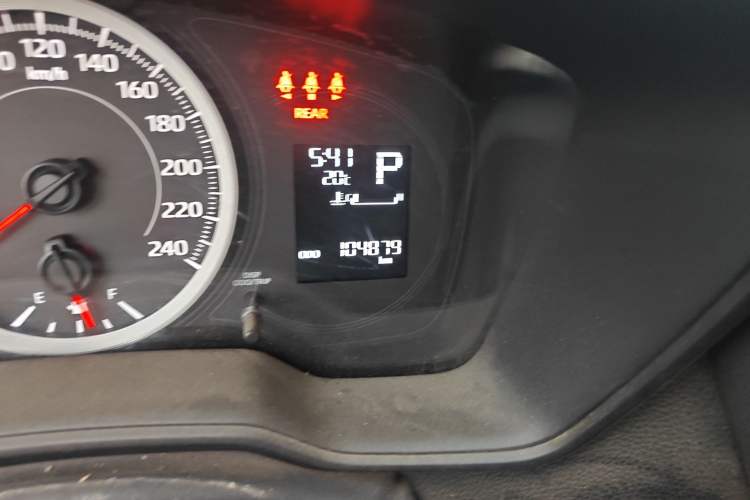 Used Toyota Levin 2021 TNGA 1.5L CVT Entry-Level Model Odometer Close Up