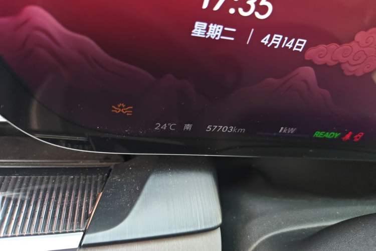 Used Buick E5 2023 Zhenxiang Standard Range Edition Odometer Close Up