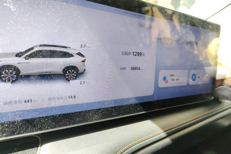 Used Roewe RX5 New Energy 2023 eRX5 Super Hybrid Prestige Edition Odometer Close Up