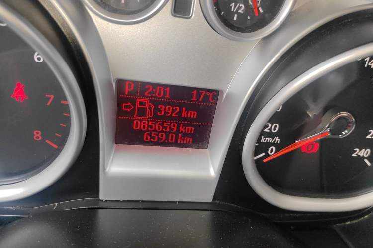 Used Ford Focus 2013 Hatchback Classic 1.8L Automatic Base Model Odometer Close Up