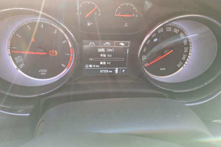 Used Buick Verano 2016 Hatchback 15S Automatic Ambition Model Odometer Close Up