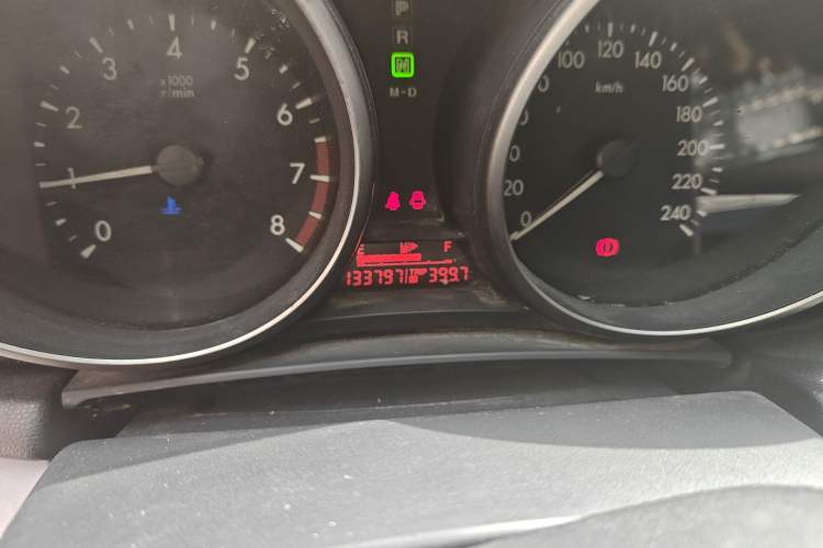 Used Mazda 3 2015 Sedan 1.6L Automatic Elite Model Odometer Close Up