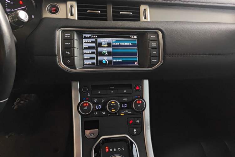 Used Land Rover Range Evoque 2015 2.0T Five-Door Zhiyao Edition Audio And AC Panel