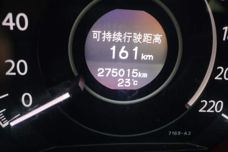 Used Honda CR-V 2015 2.0L two-wheel drive urban version Odometer Close Up