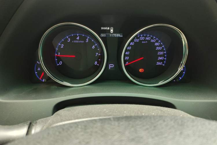 Used Toyota Reiz 2013 2.5V Shangrui Edition Odometer Close Up