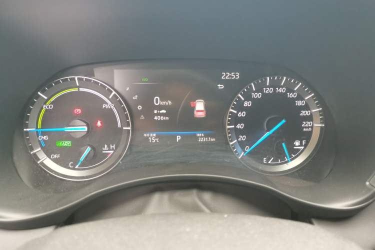 Used Toyota Highlander 2023 2.5L Smart Electric Hybrid Dual-Engine Two-Wheel Drive Elite Version 5 Seats Instrument Cluster